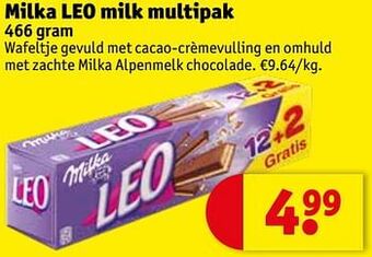 Kruidvat Milka leo milk multipak aanbieding