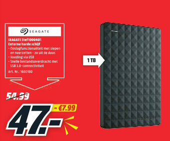 Seagate Stef1000401 Externe harde schijf