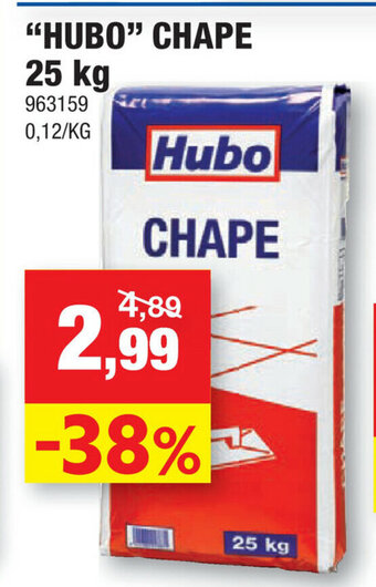 Hubo Hubo Chape 25kg aanbieding