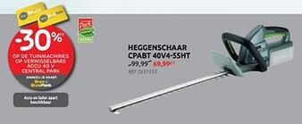 Brico Central park heggenschaar cpabt 40v4-55ht aanbieding