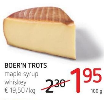 Boer'n trots maple syrup whiskey 100G