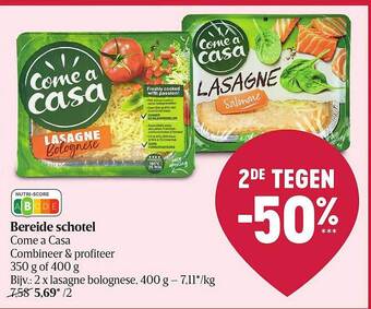 Delhaize Bereide schotel aanbieding