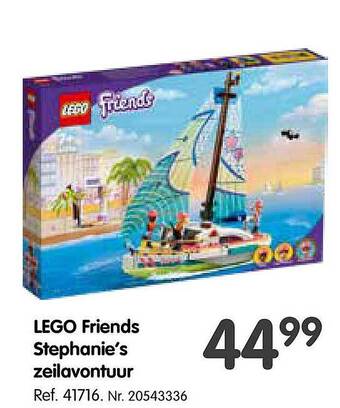 Fun Lego friends stephanie's zeilavontuur aanbieding
