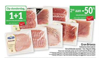 Intermarché Gran brianza italiaanse charcuterie aanbieding