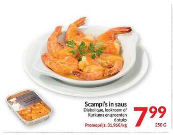 Intermarché Scampi's in saus aanbieding