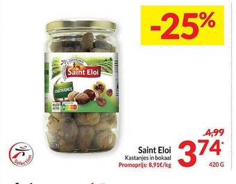 Intermarché Saint eloi kastanjes in bokaal aanbieding