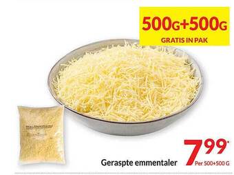Intermarché Geraspte emmentaler aanbieding
