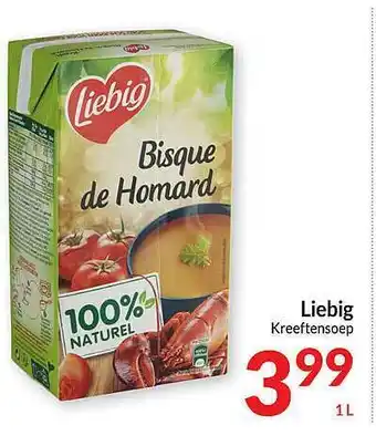Intermarché Liebig kreeftensoep aanbieding