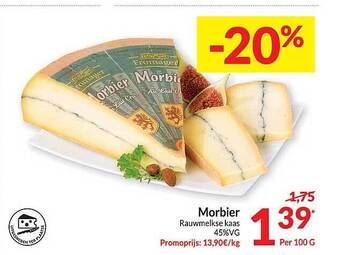 Intermarché Morbier rauwmelkse kaas aanbieding