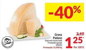 Intermarché Grana padano aanbieding
