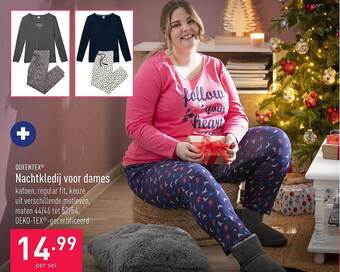 ALDI Queentex nachtkledij voor dames aanbieding