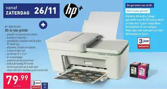 ALDI Hp deskjete 4122e all-in-one-printer aanbieding