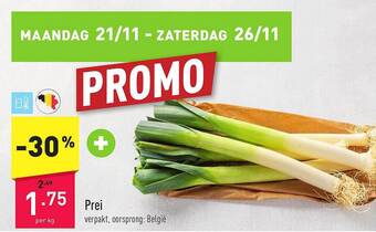 ALDI Prei aanbieding