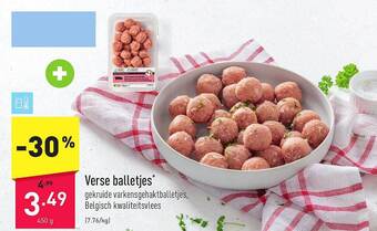ALDI Verse balletjes aanbieding