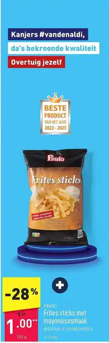 ALDI Pirato frites sticks met mayonasesmaak aanbieding