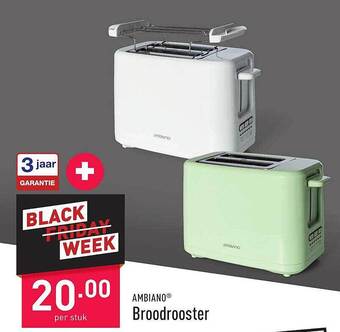 ALDI Ambiano broodrooster aanbieding