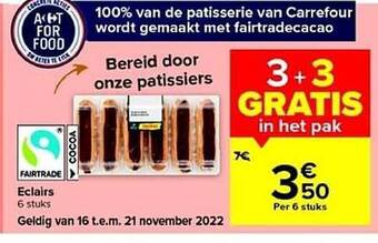 Carrefour Eclairs aanbieding