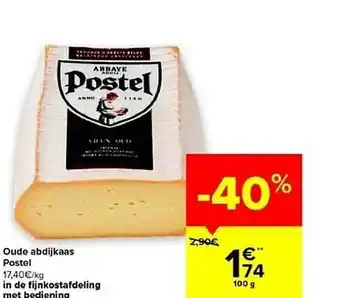 Carrefour Oude abdijkaas postel aanbieding