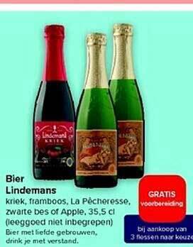 Carrefour Bier lindemans aanbieding
