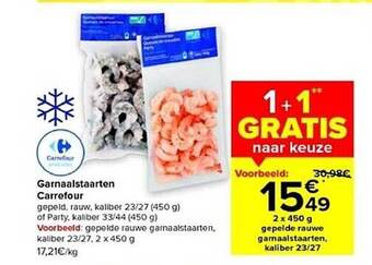 Garnaalstaarten carrefour