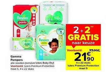 Carrefour Gamma pampers aanbieding