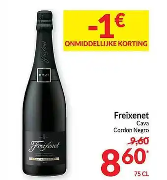 Intermarché Freixenet cava cordon negro aanbieding