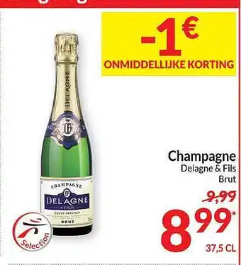 Intermarché Champagne delagne & fils brut aanbieding