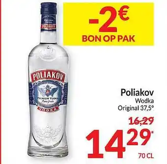 Poliakov wodka original 37,5°
