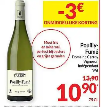 Pouilly-fumé domaine carroy vigneron indépendant