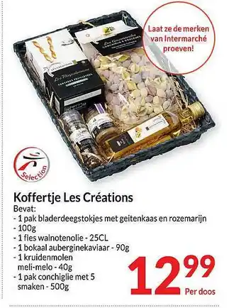 Intermarché Koffertje les créations aanbieding
