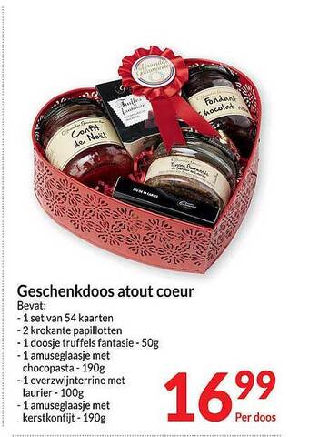 Intermarché Geschenkdoos atout coeur aanbieding