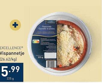 ALDI Excellence vispannetje aanbieding