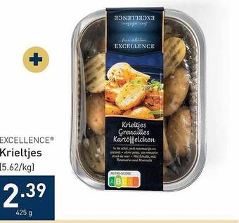 ALDI Excellence krieltjes aanbieding