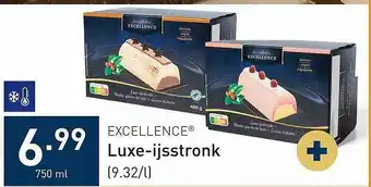 ALDI Excellence luxe-ijsstronk aanbieding