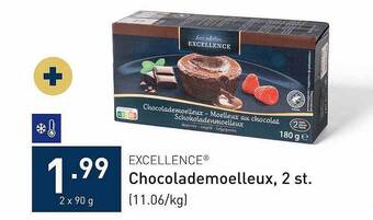 ALDI Excellence chocolademoelleux aanbieding