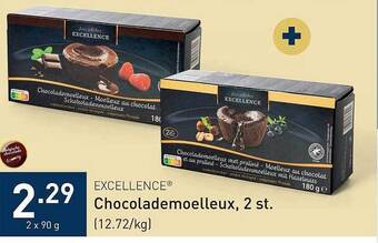 ALDI Excellence chocolademoelleux aanbieding