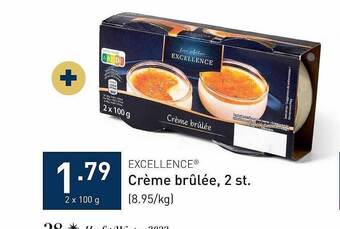 Excellence crème brûlée