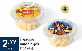 ALDI Premium kaasblokjes aanbieding