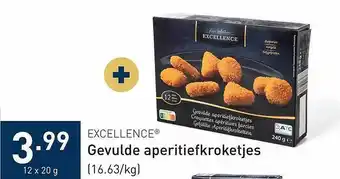 Excellence gevulde aperitiefkroketjes