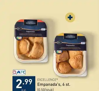 ALDI Excellence empanada's 6st aanbieding