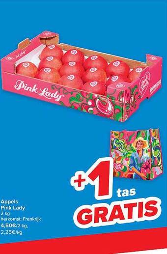 Carrefour Appels pink lady aanbieding