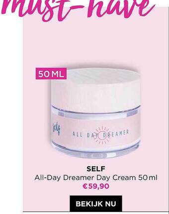 ICI PARIS XL Self all-day dreamer day cream 50ml aanbieding
