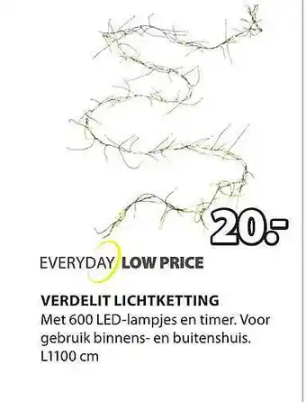 Verdelit lichtketting