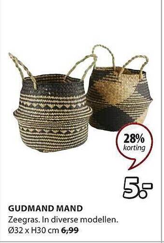 Jysk Gudmand mand aanbieding