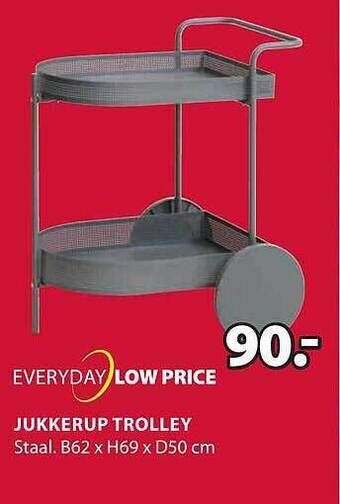 Jysk Jukkerup trolley aanbieding