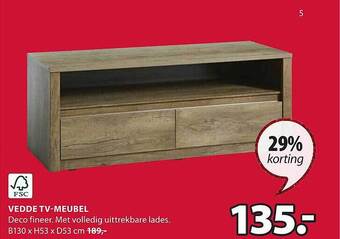 Jysk Vedde tv-meubel aanbieding