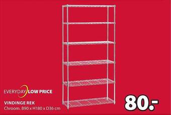 Jysk Vindinge rek aanbieding