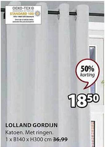 Lolland gordijn