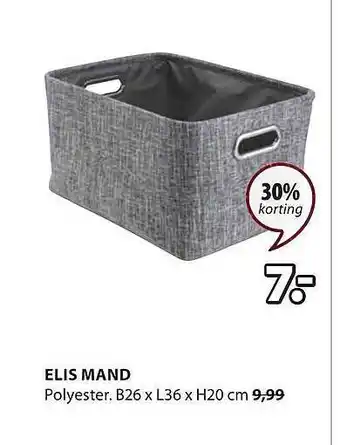 Jysk Elis mand aanbieding