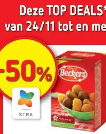 Spar Colruyt Beckers oven mini snacks 320G aanbieding